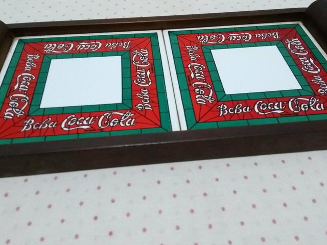 Bandeja com azulejos coca cola - Foto 4