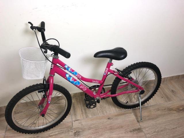 Bicicleta feminina New Lady Rosa Com Cestinha - Foto 3
