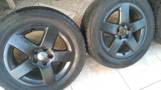 Rodas aro 15, vendo ou troco - Foto 4