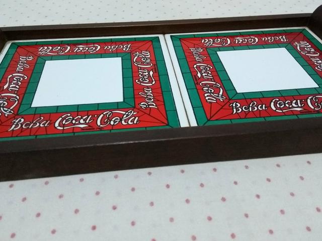 Bandeja com azulejos coca cola - Foto 2