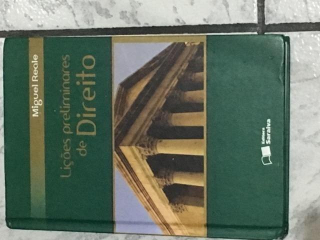 Livro Lições Preliminares De Direito- Miguel Reale (saraiva)