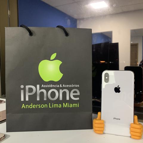 IPhone X 64gb branco, somos loja, aceito seu iPhone usado como parte do pagamento