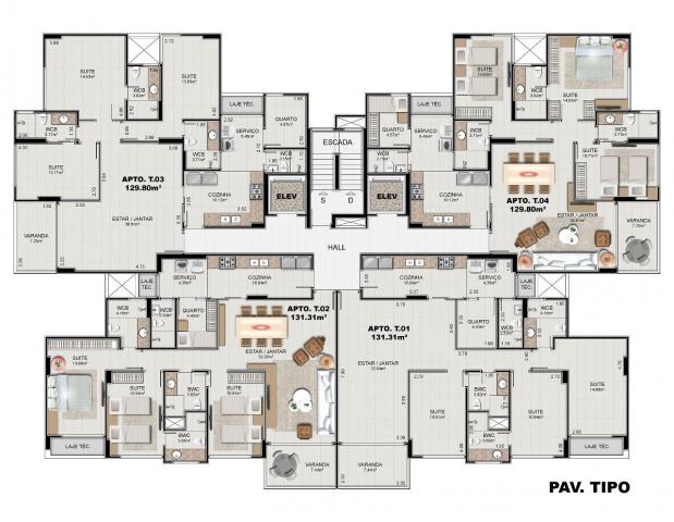 Apartamento à venda com 4 dormitórios em Ponta verde, Maceió cod:AP00001 - Foto 20