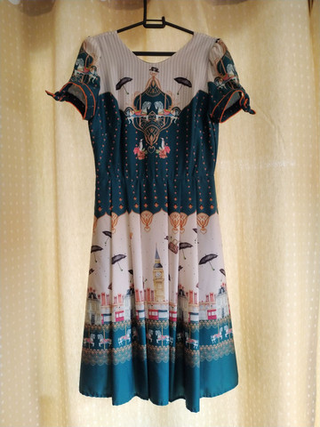 vestido guarda chuva antix