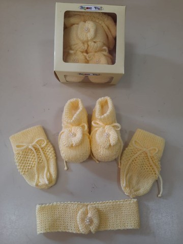 Sapatinhos para bebê Kit Baby Tricô  - Foto 3