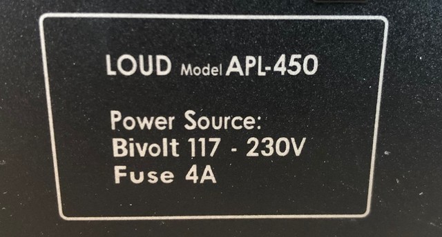 Amplificador Loud APL-450