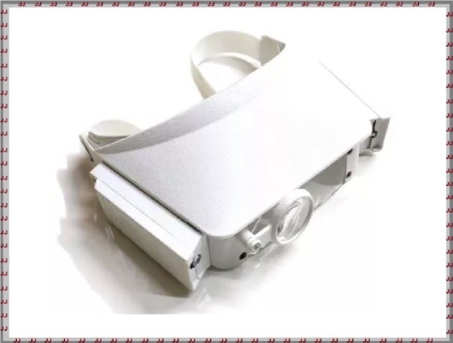 Lupa de cabeça com 3 lentes e luz - Estética, unhas, reparos - Foto 2