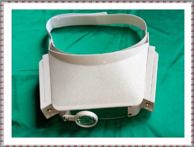 Lupa de cabeça com 3 lentes e luz - Estética, unhas, reparos - Foto 3