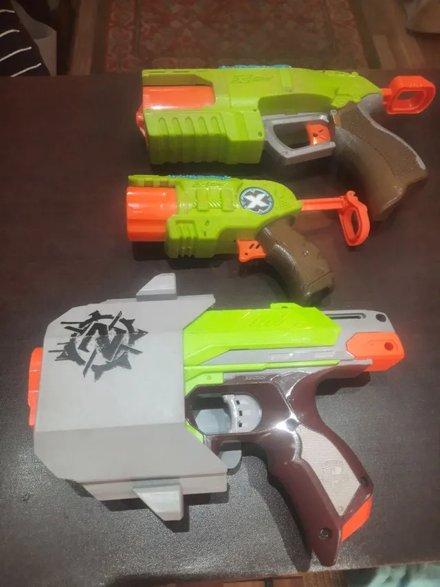 Lançador de Dardos Pistola Arminha Shoot Infantil Tipo Nerf 120