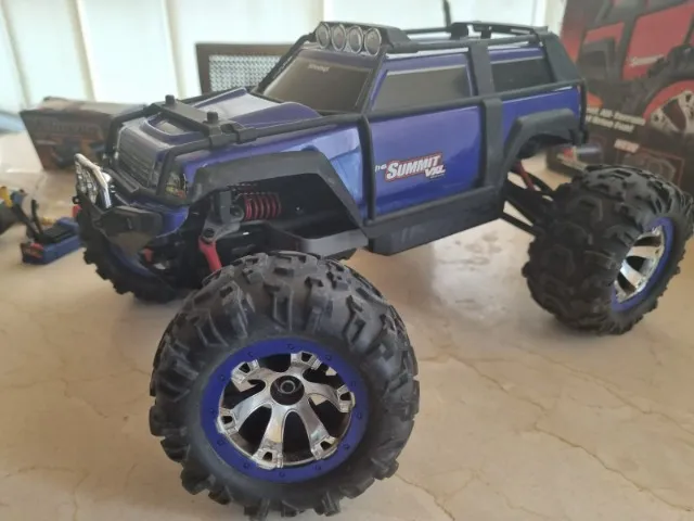 4wd controle remoto rc carros elétricos grande roda auto monster truck toy  presentes 01:16