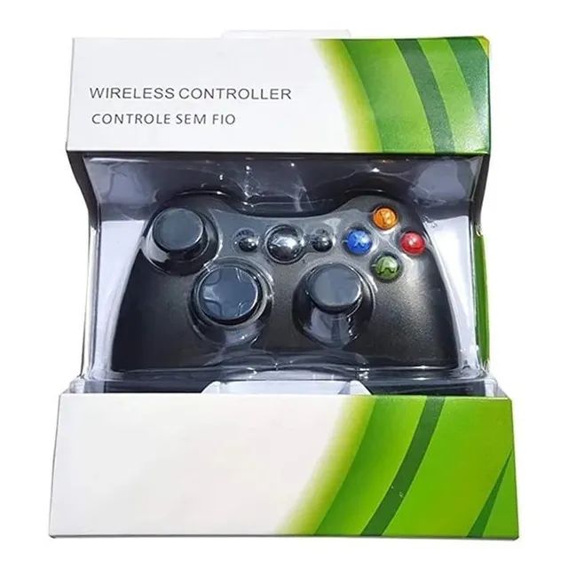 Controle Xbox 360 Wireless Sem Fio - Consoles de Vídeo Game
