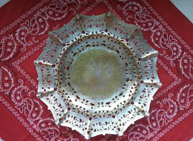 CENTRO DE MESA/FRUTEIRA PRATA REGIA 90