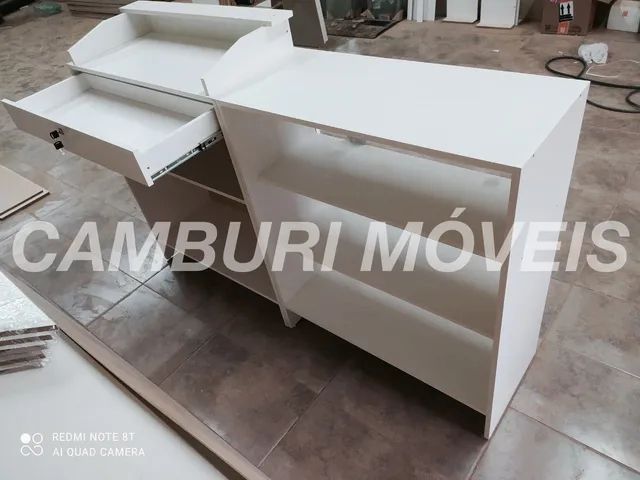 BALCÃO VITRINE CAIXA FECHADO - NOVO - ENTREGA RÁPIDA  - Foto 2