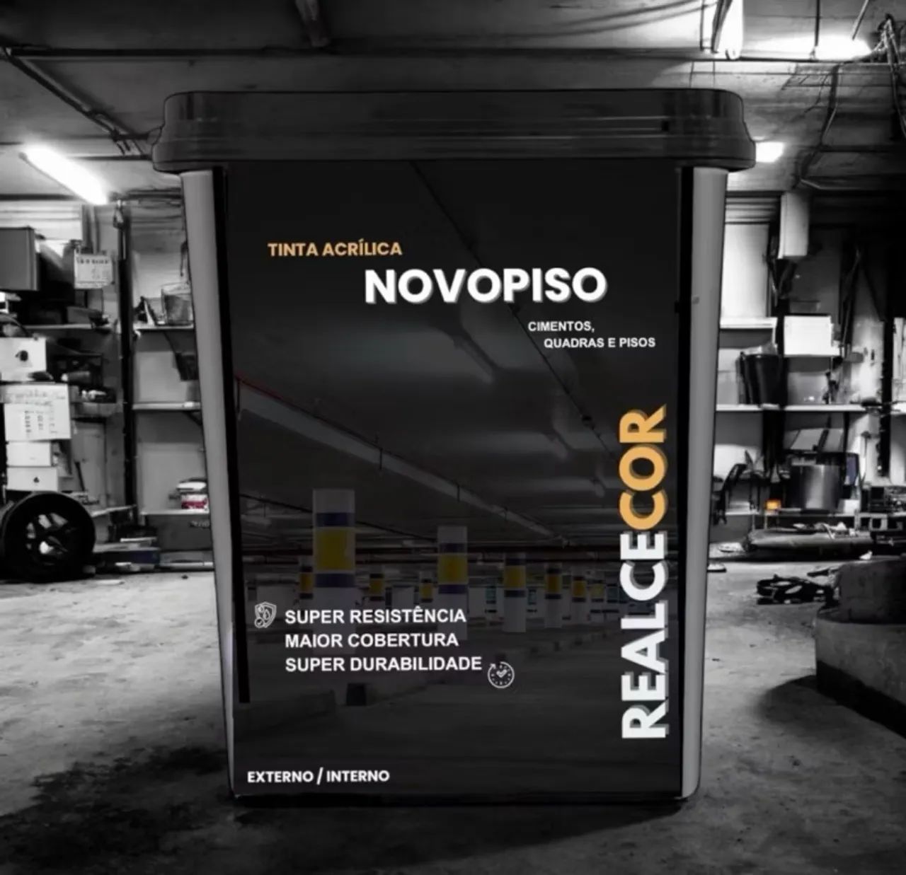 Tinta piso realcecor 18 litros  - Foto 2
