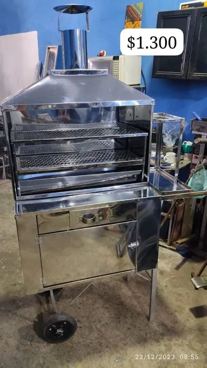 Carrinho de churrasco inox  - Foto 3