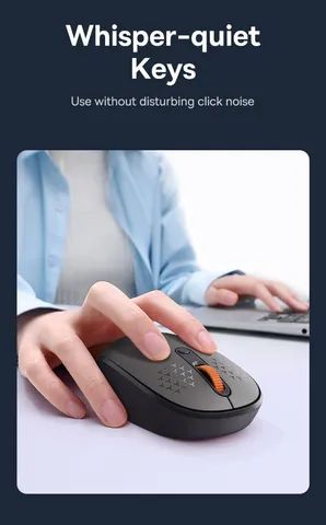 Baseus FO1B Tri-Mode Wireless Mouse (No Pix R$70.00)64617795887747123