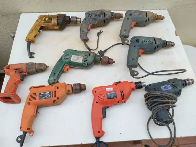 Furadeiras , lote com defeito. Pra restaurar.64840820847107122