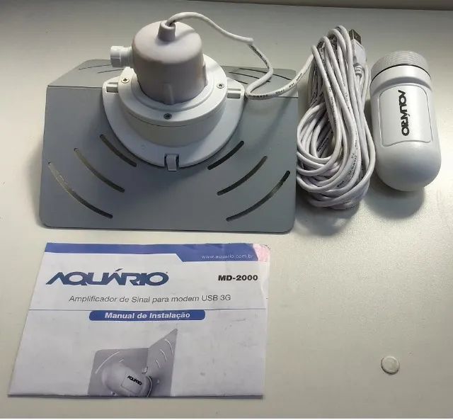 Antena Amplificadora Sinal 4G - Aquario MD2000 + Modem 3G + 4G - Foto 5