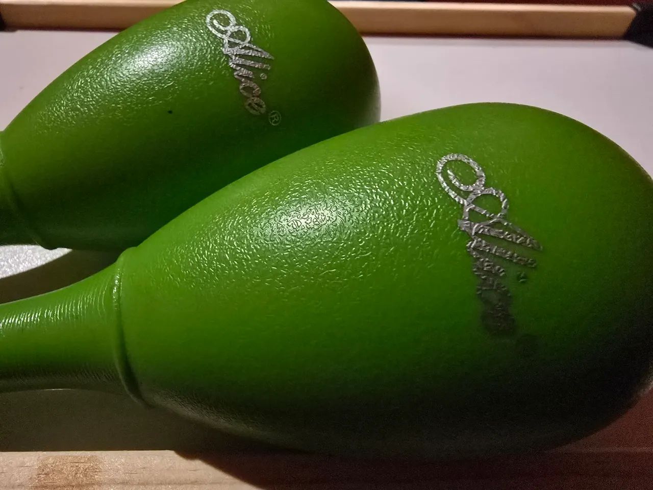 Par de Maracas verdes novas (desapego) - Foto 3