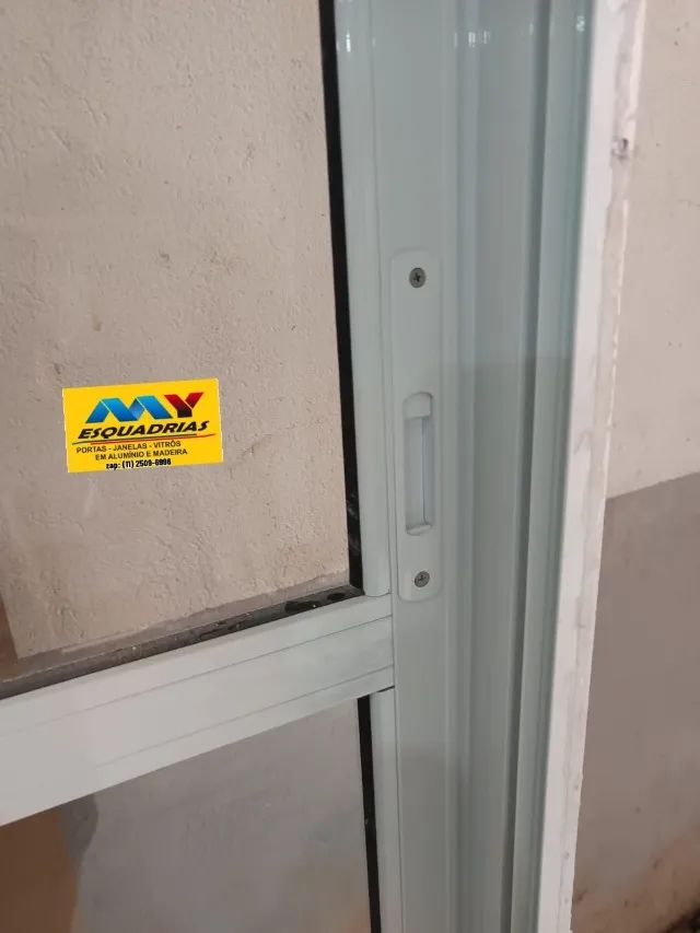 Porta 3 planos aluminio branco - Foto 3