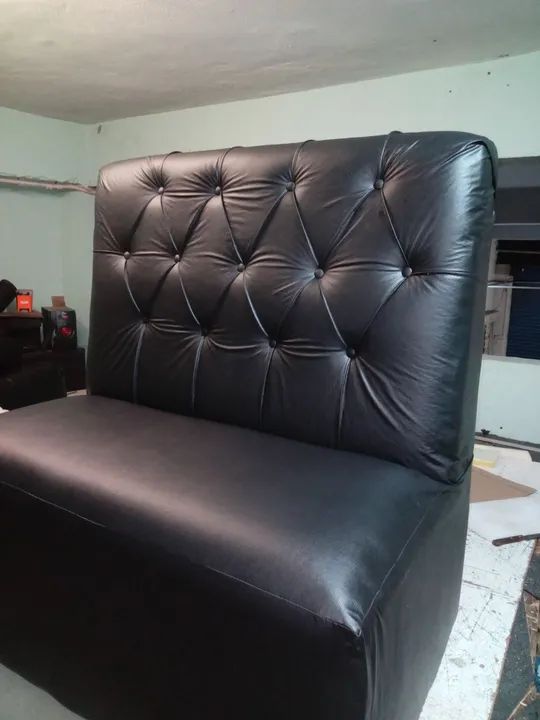 Sofa booth capitonado vslor por metro linear - Foto 2