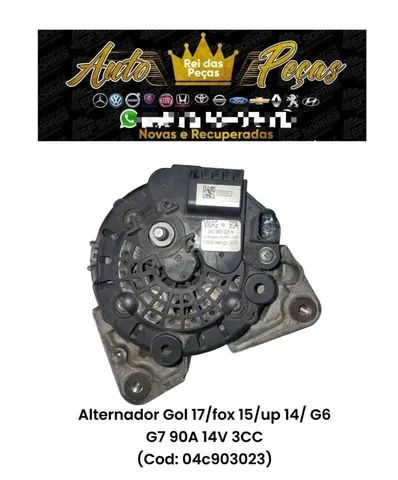 Alternador Volkswagen, g6,g7 2017. Fox 15. Up 14. - Foto 2