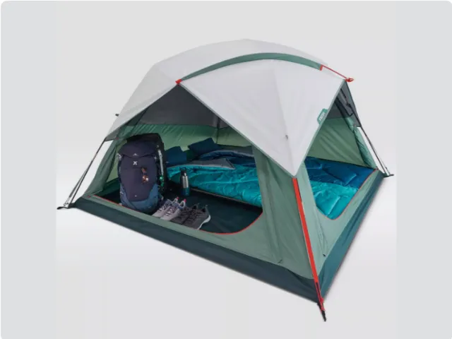 Barraca Original Nova de Camping Mh100 para 3 pessoas Ultrafresh Quechua