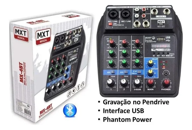 Console MXT MX-4BT de mistura 110V/220V