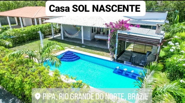 Casa Pipa Condomínio na Natureza - 3qts/2sts- Piscina - Bar Molhado - Churrasqueira