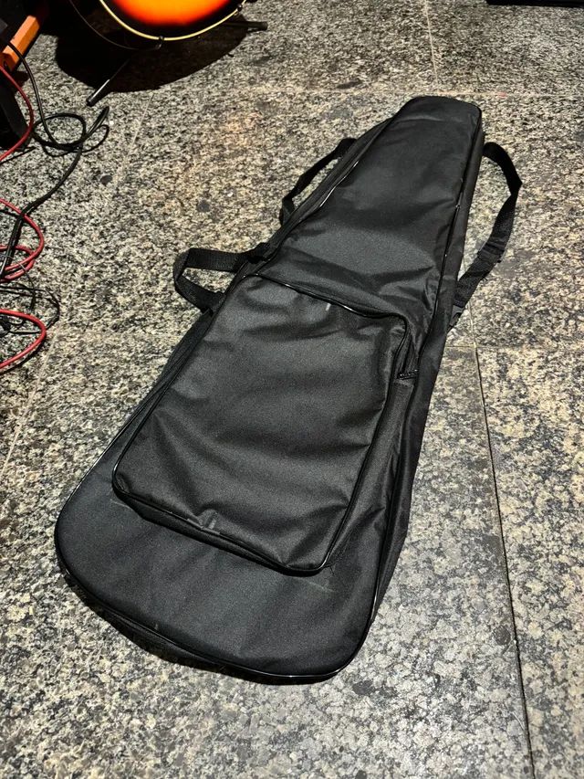 Mochila Bolsa Capa Bag acolchoada nova pra guitarra - Foto 3
