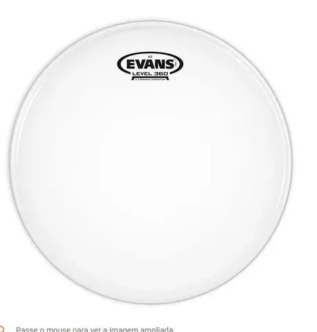 Pele Para Caixa / Tom Genera G2 Porosa 12" Evans B12G2