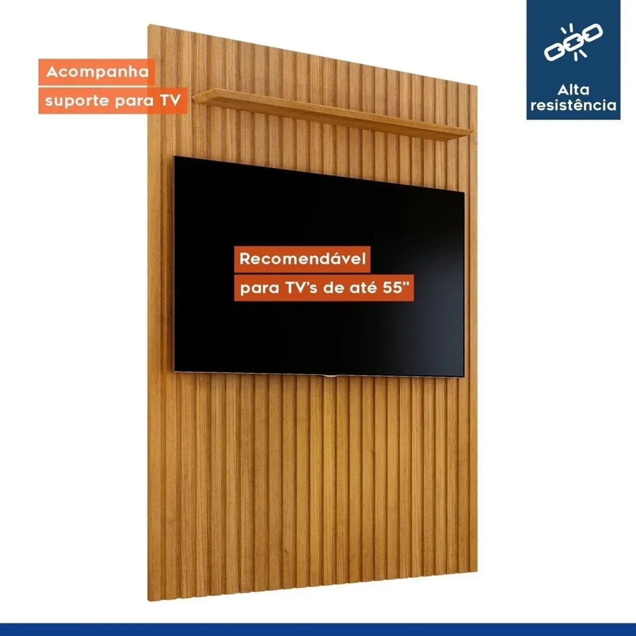 Painel Ripado até 55? Cinamomo tt43 - Foto 2