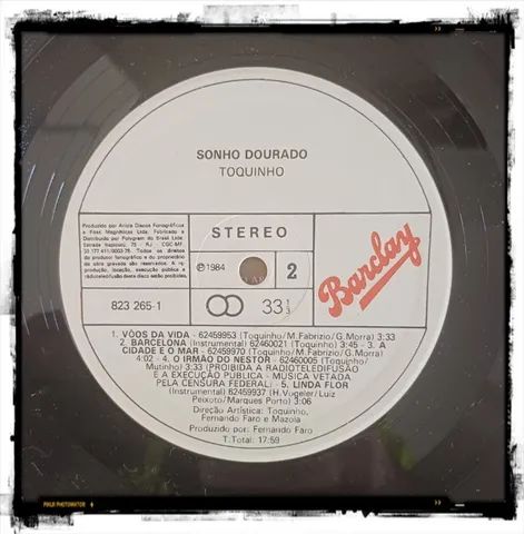 LP Vinil: Toquinho - Sonho Dourado - Foto 4