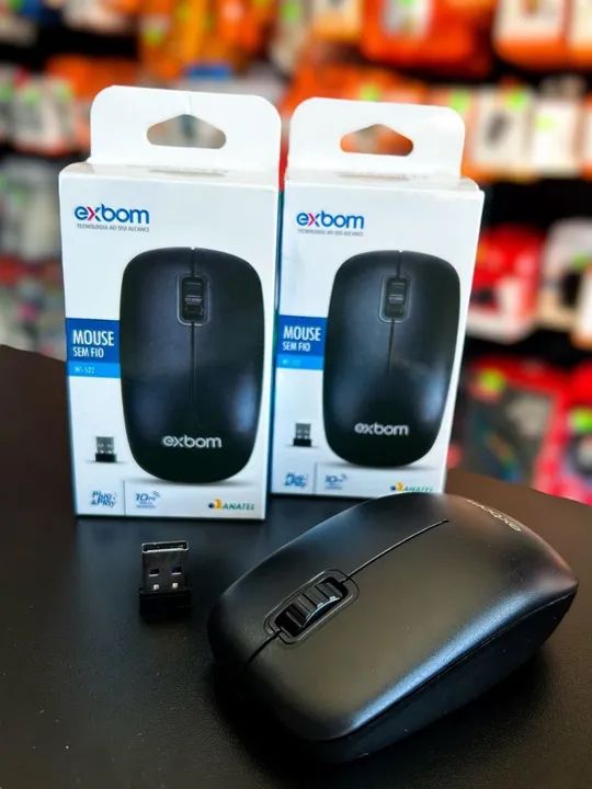Mouse Sem Fio Exbom MS-S22