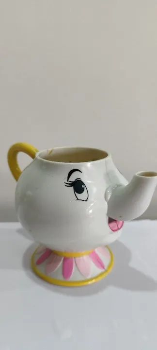 Mini Bule Bela e a Fera Disney Colecionador Usado 