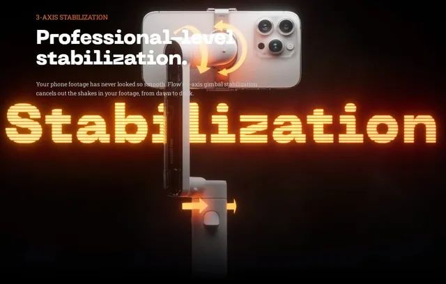 Estabilizador Gimbal insta 360 Flow - Foto 5