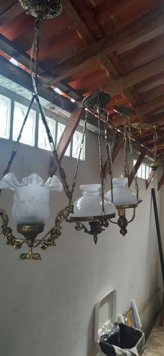 Vendo lustres bronze super novo  - Foto 5