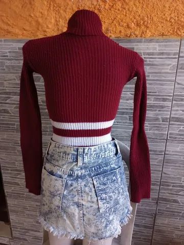 Promoção jaqueta jeans, blusas de listra. - Foto 4