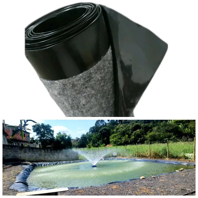 Lona 1000 Micras Preta Geomembrana Têxtil de Pead 6,5 x 4