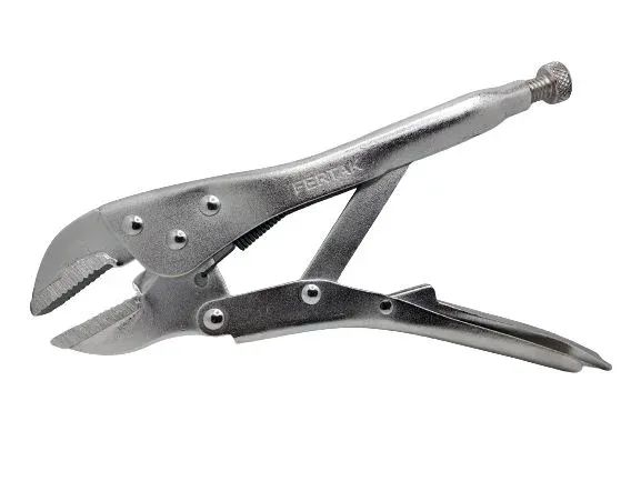 Alicate De Pressão Mordente Triangular 10'' Boca Reta - Fertak - Foto 2
