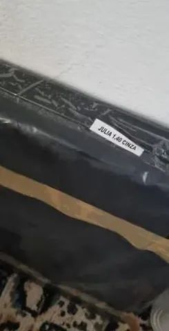 Cabeceira em suede Cama Casal Box 1,40m - Foto 3