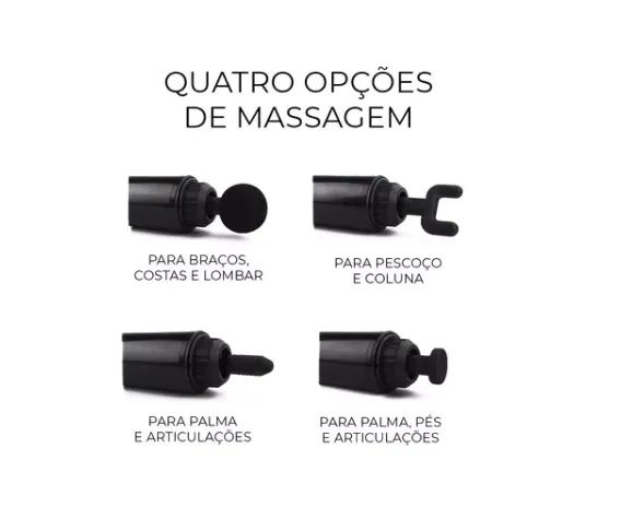Massageador elétrico portátil, de altíssima qualidade - Foto 4