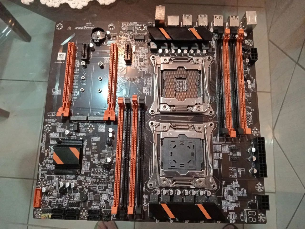 Placa-Mãe ZX_DU99D4 - X99 - 2x Intel 2011 - DDR4 - Foto 2