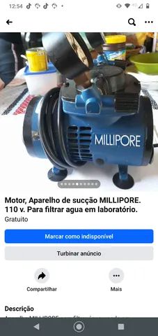 Motor de sucção Millipore. 110 volt - Foto 5