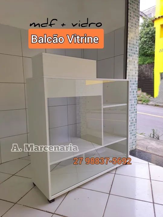 Balcão com vidro  - Foto 3