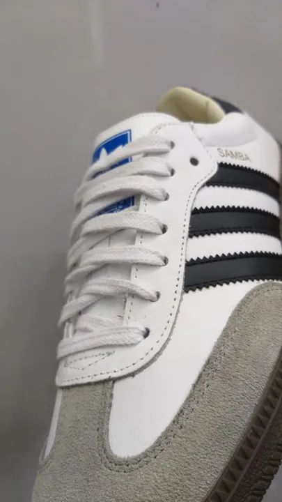 Tênis Adidas samba , branco e preto - Foto 4