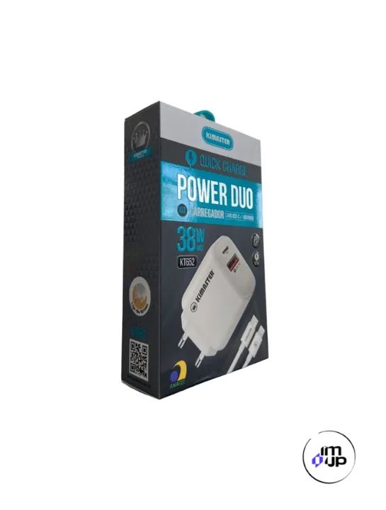 Kit Carregador Turbo Usb e Usb C + Cabo Para IPhone T110CL - Kimaster  cod: 3761 - Foto 3