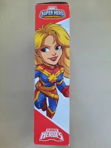 Capitã Marvel Nova lacrada na caixa aprox. 30cm - Foto 3
