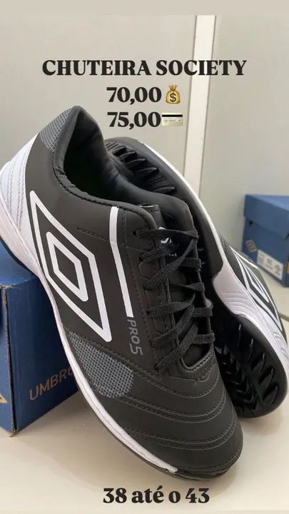 Chuteira Society é futsal  - Foto 3