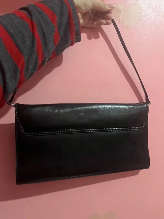 Bolsa de mão preta - Foto 2